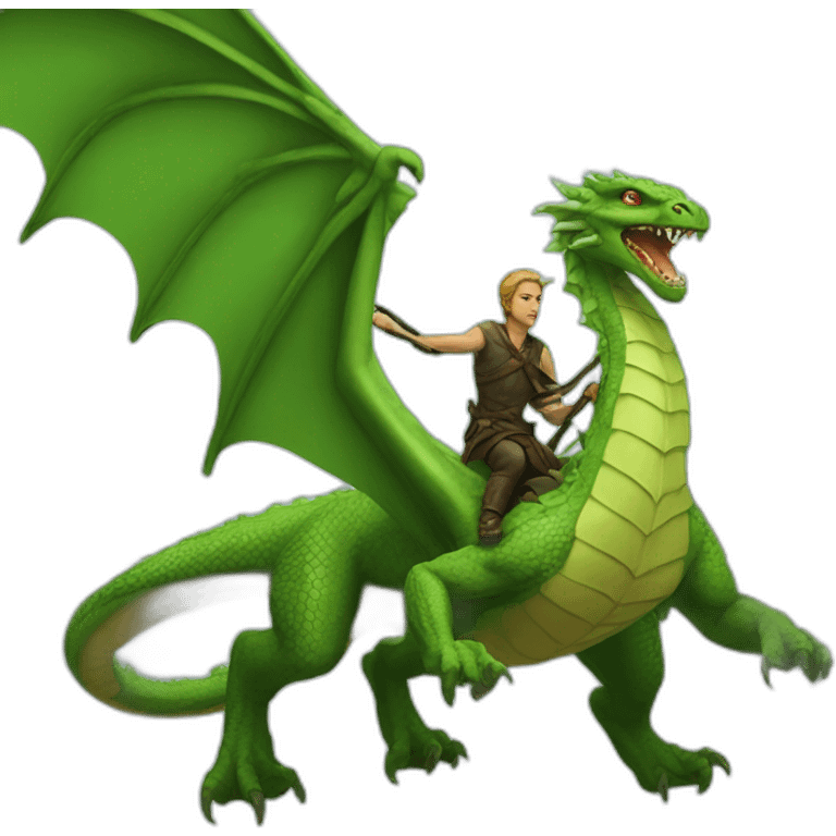 hydra riding a dragon emoji