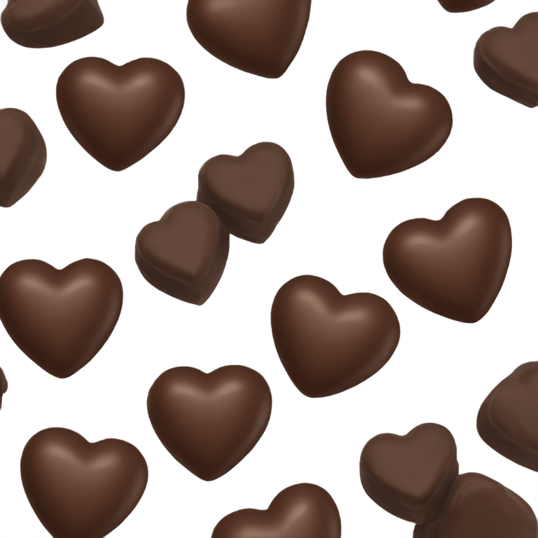 heart shaped chocolate emoji