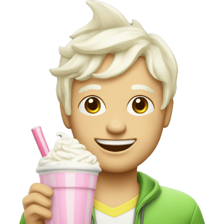 zelenskiy with milkshake emoji