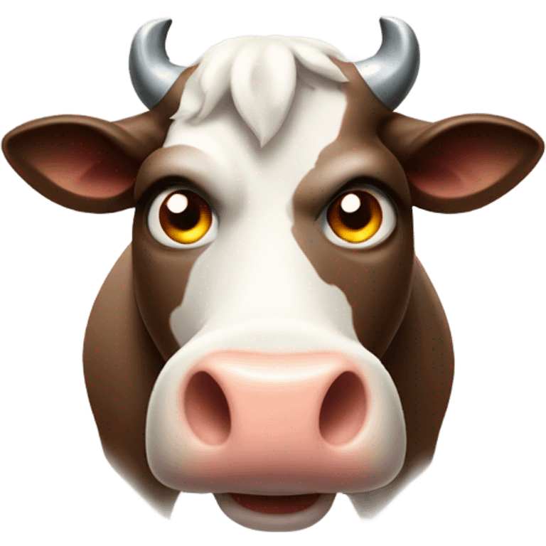 Maniacal moo emoji