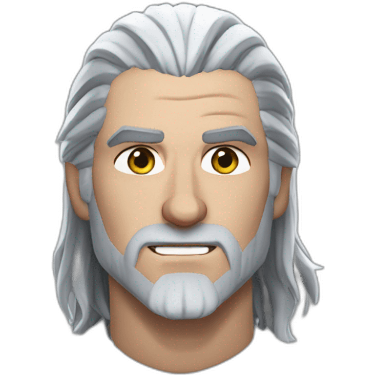 The Witcher Geralt of rivia emoji