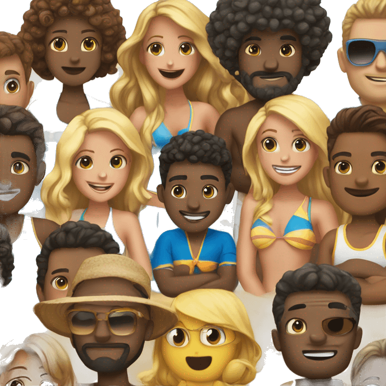 Team Beach Movie Life emoji