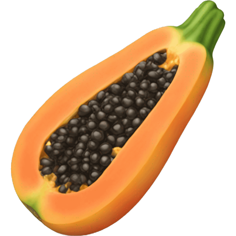 Papaya emoji