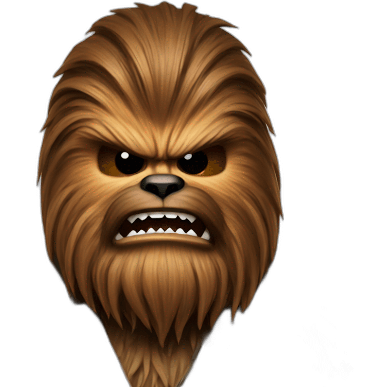 Angry Chewbacca emoji