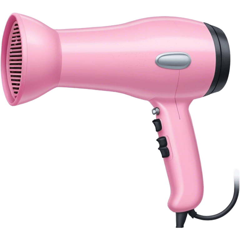 Hair dryer pink pastel emoji