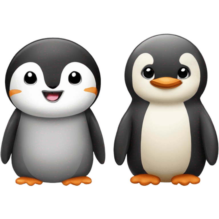 penguin and otter emoji