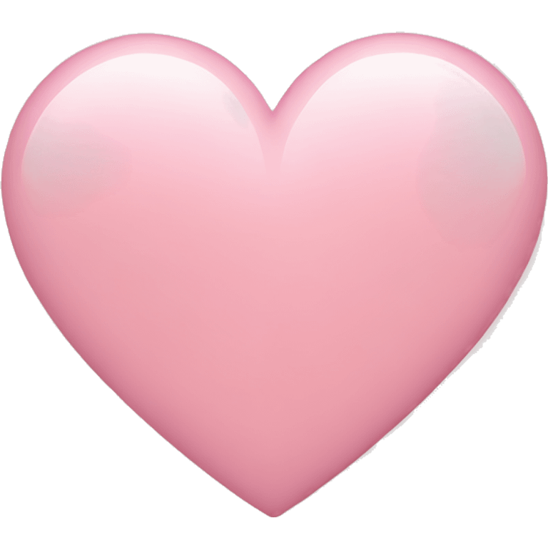 Light Pink heart  emoji