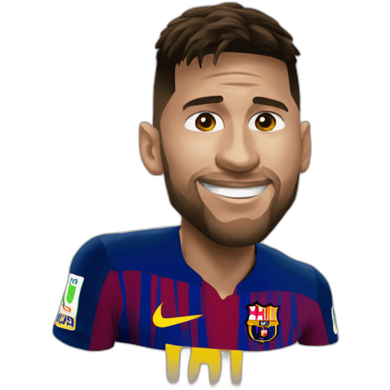 Messi Qui écrase Neymar emoji