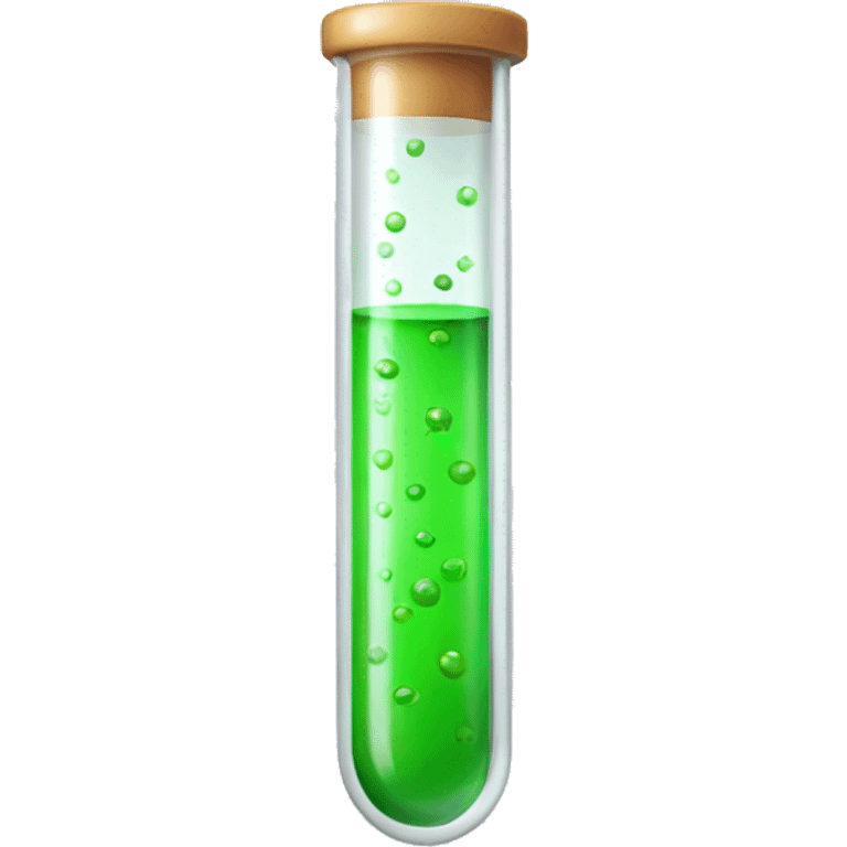 surprised test tube emoji