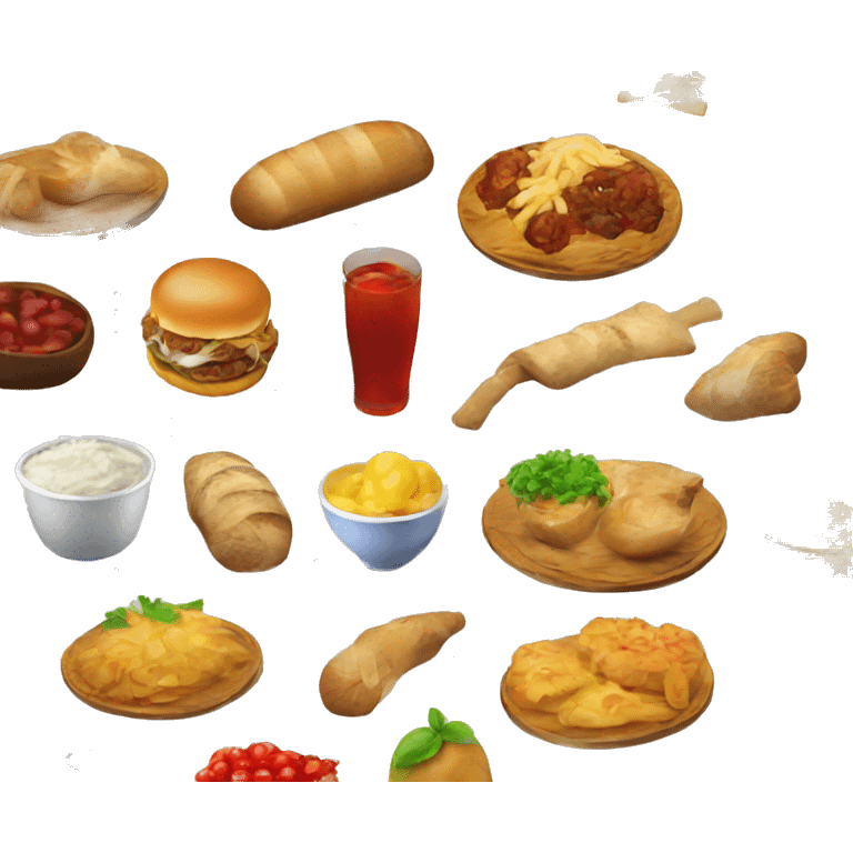 food from russia emoji