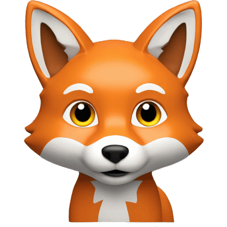 fox 3D working emoji