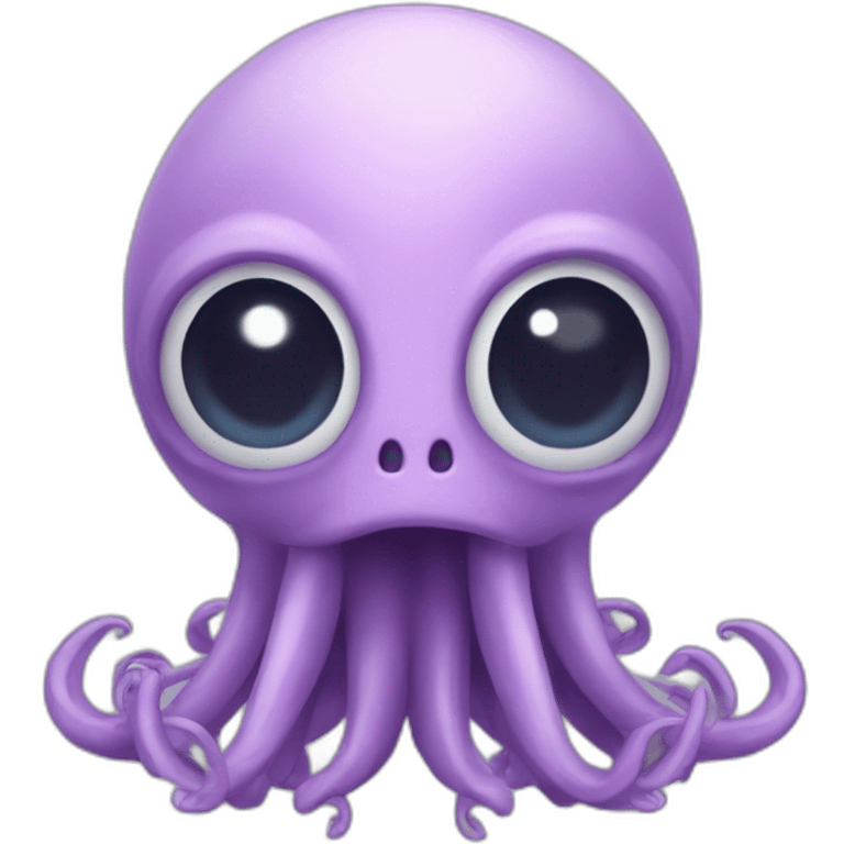 Cute kraken cute face eyes close making yoga emoji