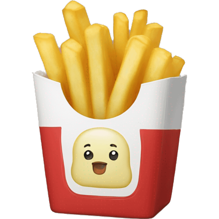 French fries with pompompurin on it  emoji