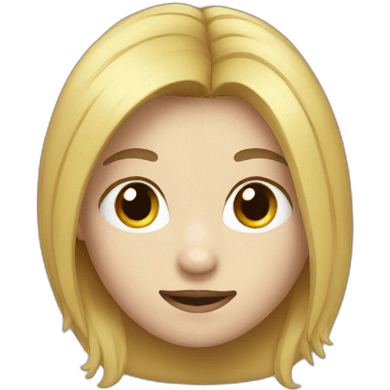 À panda with blond hair emoji