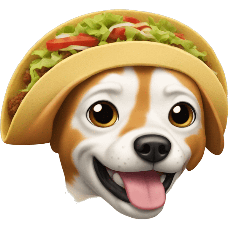 Taco dog emoji