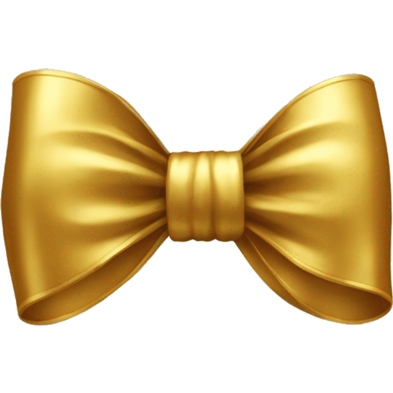 Gold bow emoji