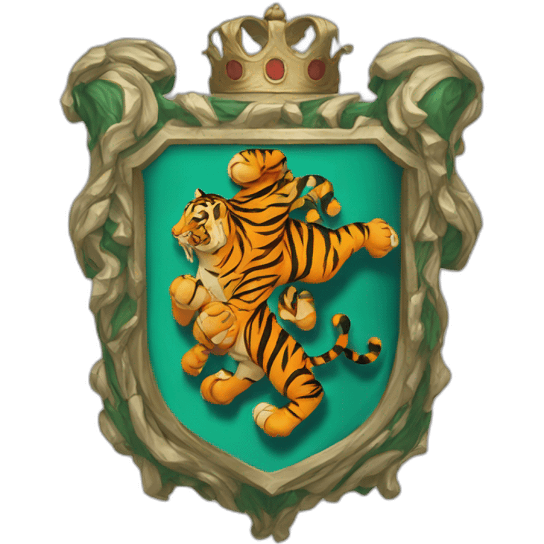 Coat of arm of Tiger  emoji