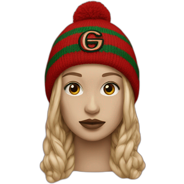 Gucci beanie emoji