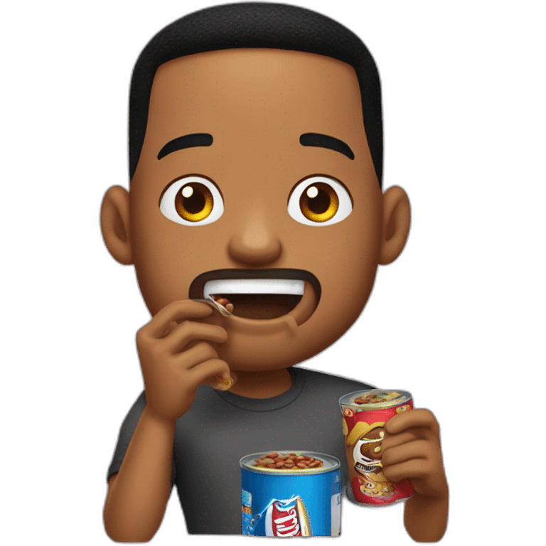 Will smith eating a can of beans emoji