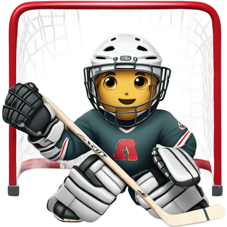 Hockey goalie emoji