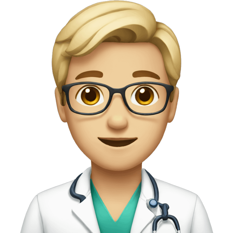 Make a young doctor emoji