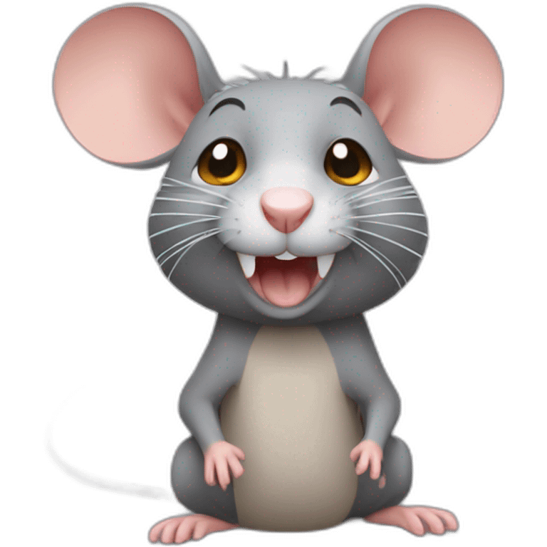 Rat qui sourie emoji