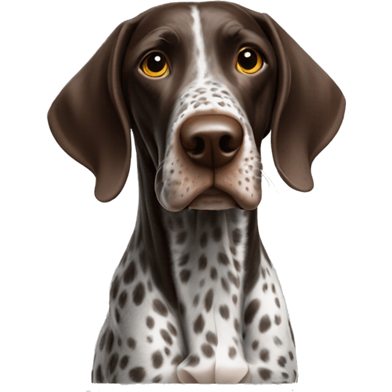 German shorthaired pointer emoji