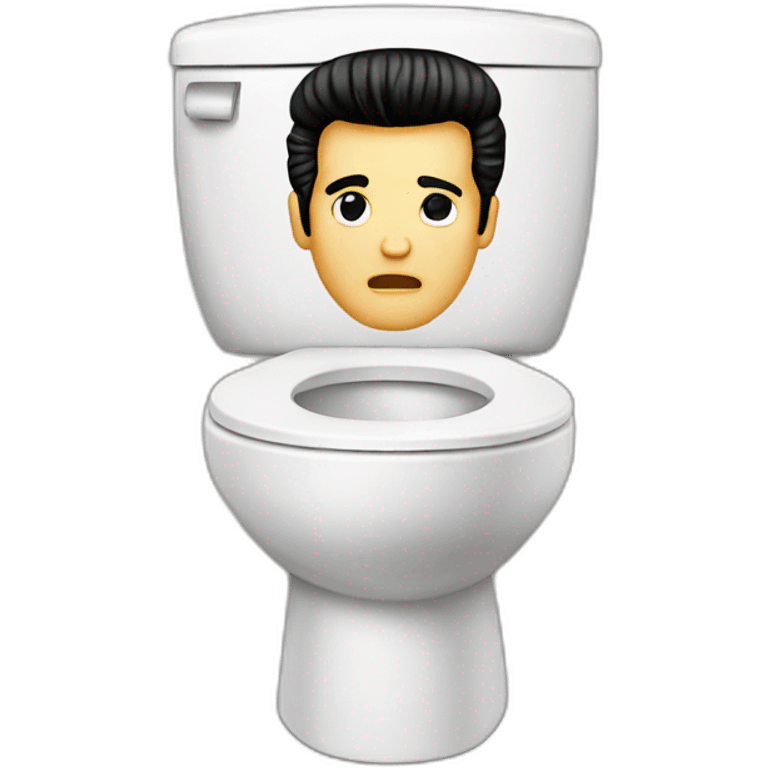 Elvis toilet emoji