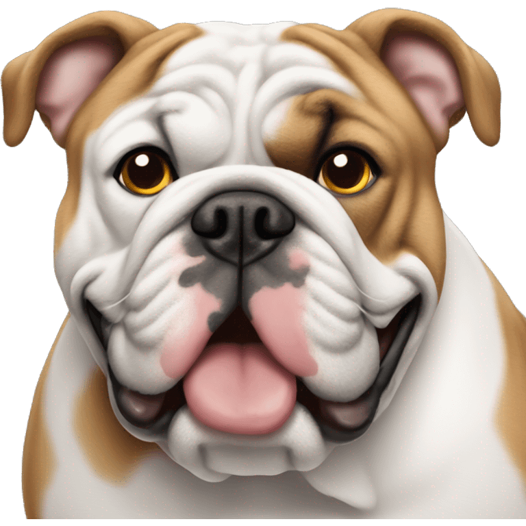 english bulldog error site emoji