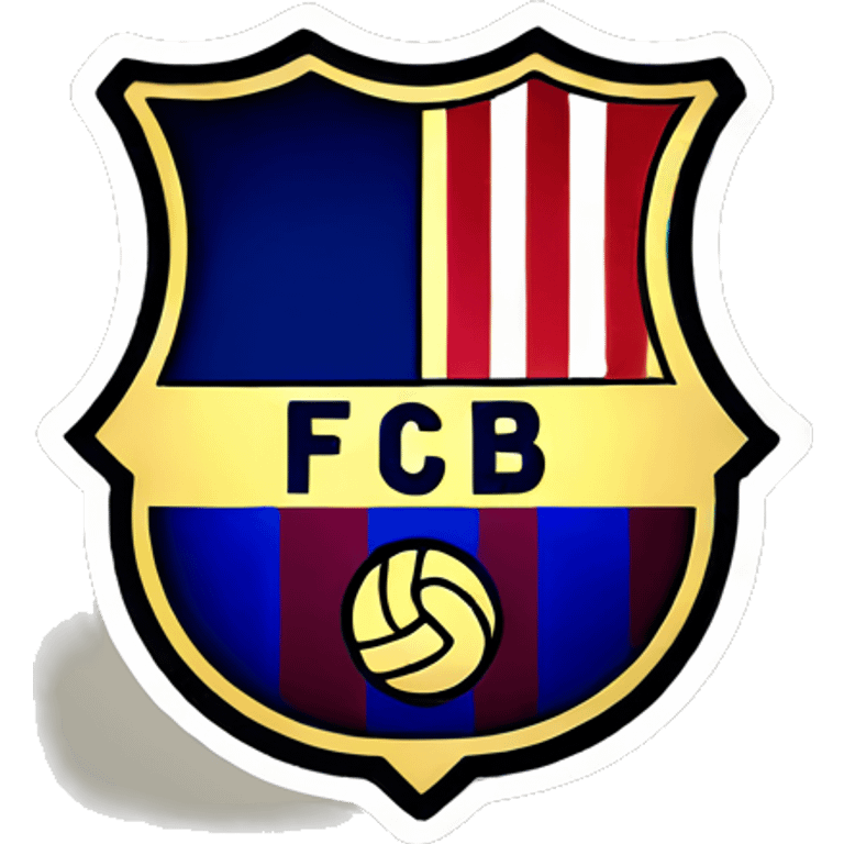 Fc Barcelona logo emoji