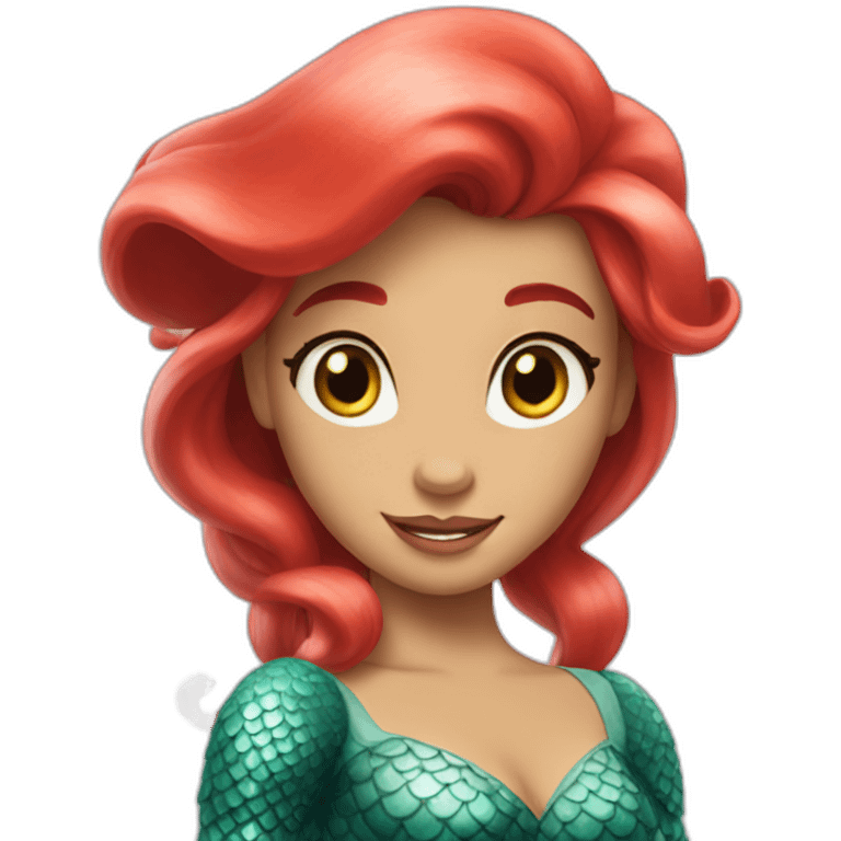 The little mermaid emoji