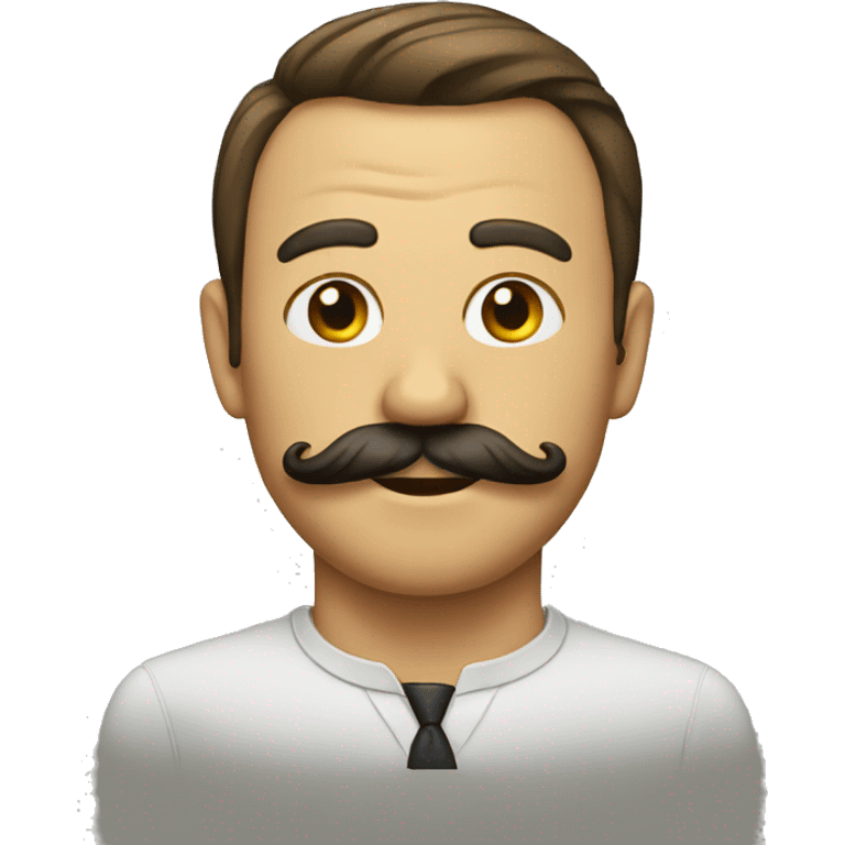 emoji with moustache emoji