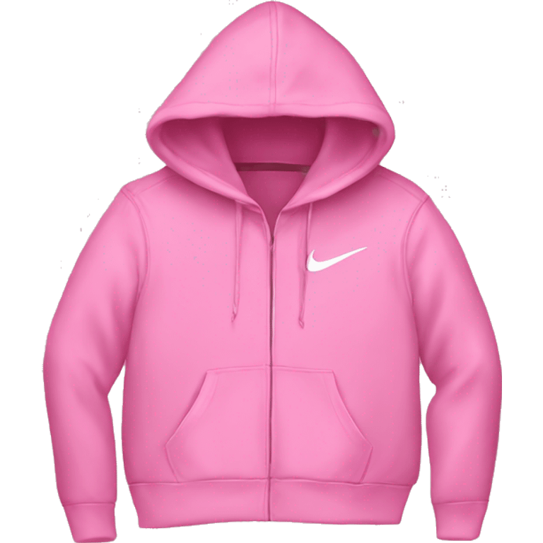 Pink Nike hoodie emoji