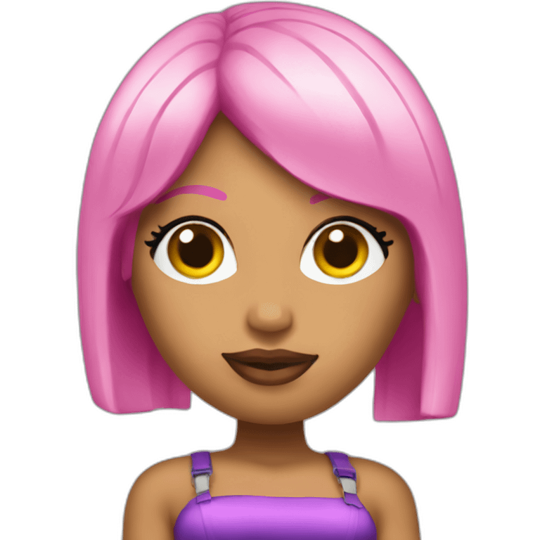 Nicki-Minaj-writing emoji