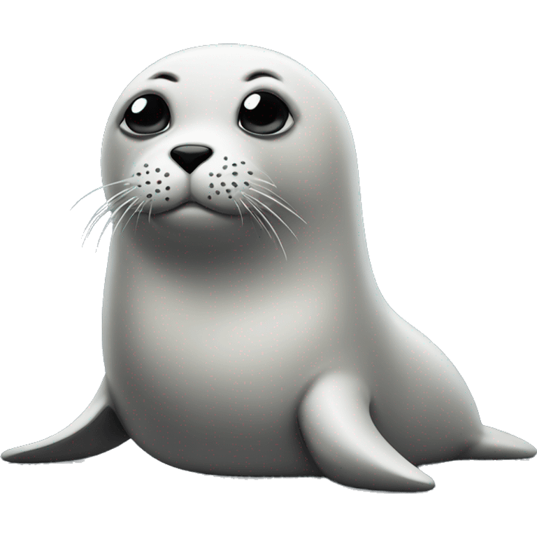 seal with pensive emoji face  emoji