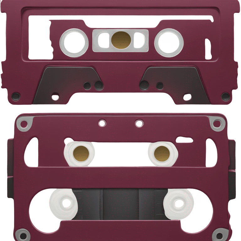 burgundy 📼 emoji