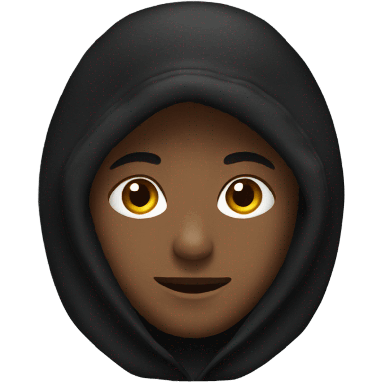 Black hoody emoji