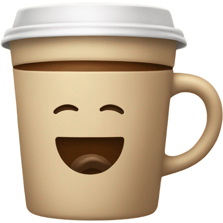 Beige coffee emoji