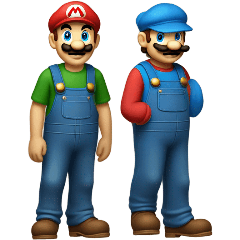 Mario and Luigi emoji