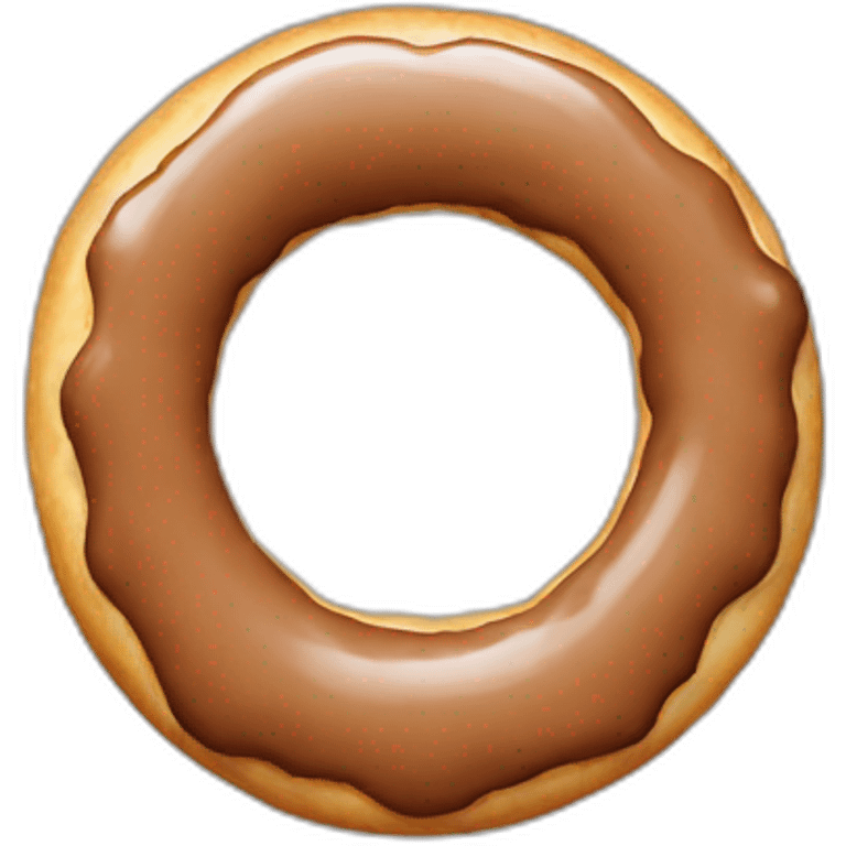 Saluting donut emoji