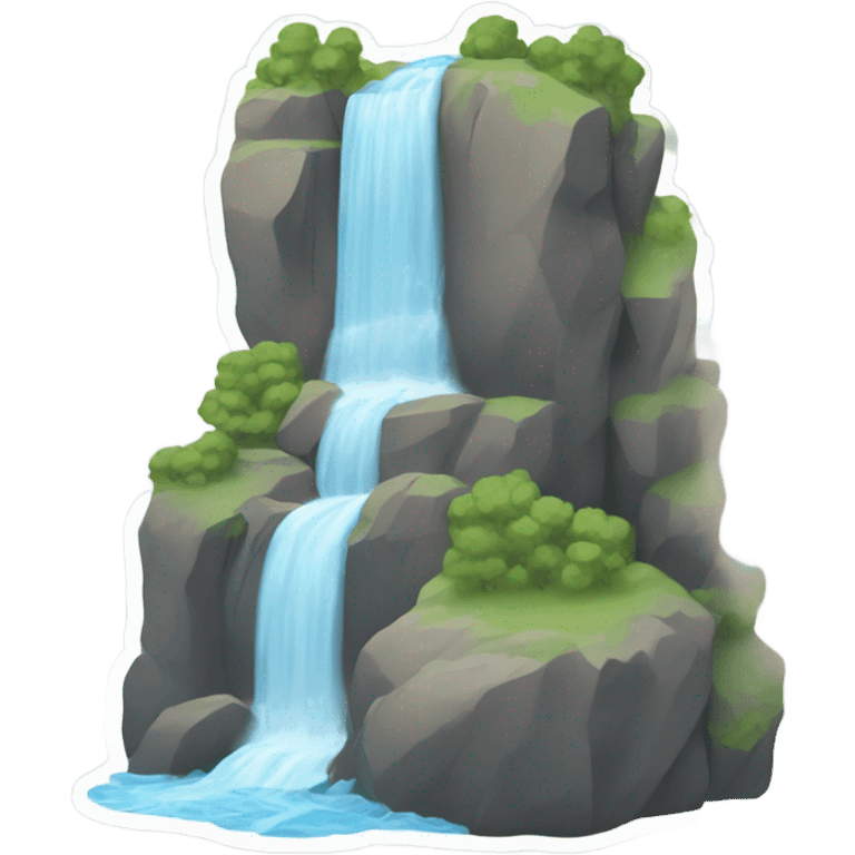 Waterfall emoji