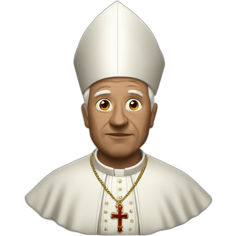 pope as gungsta emoji