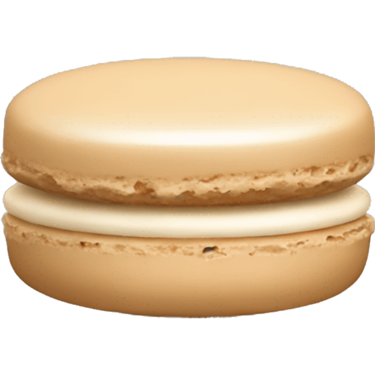 beige macaron emoji