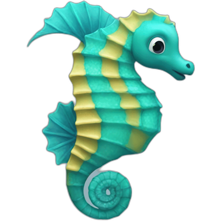 seahorse animated emoji