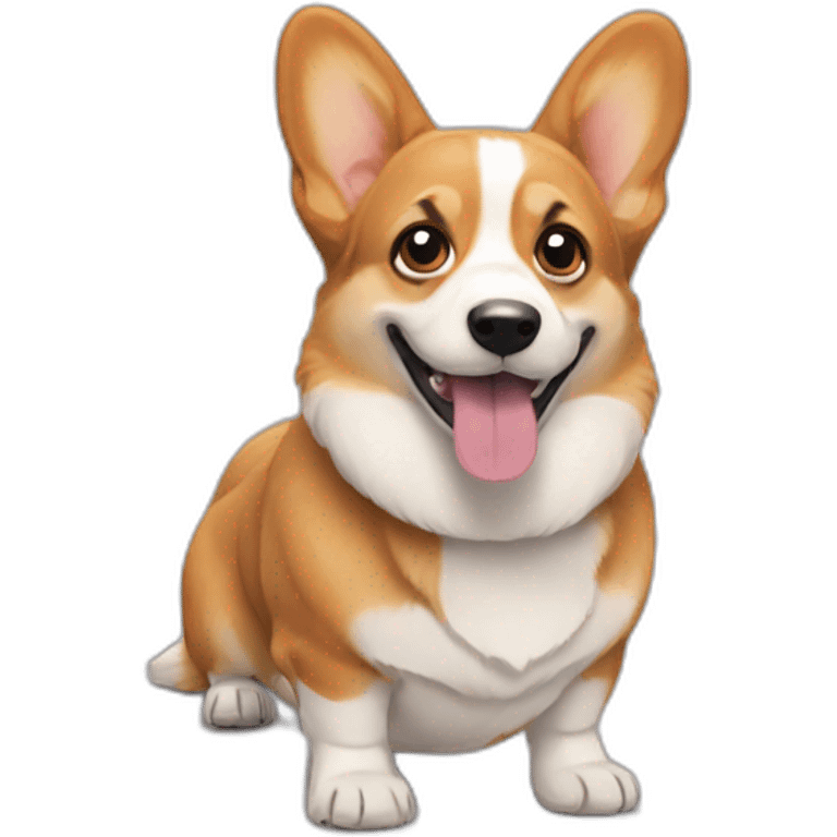 R rated corgi emoji