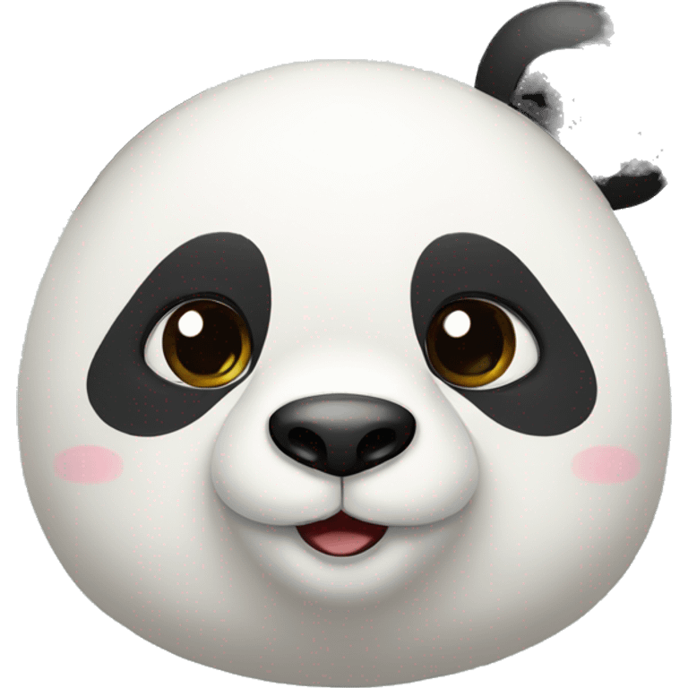 Panda amoureux emoji