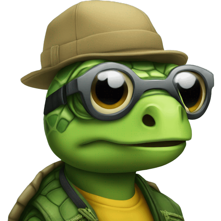 Turtle rapper emoji