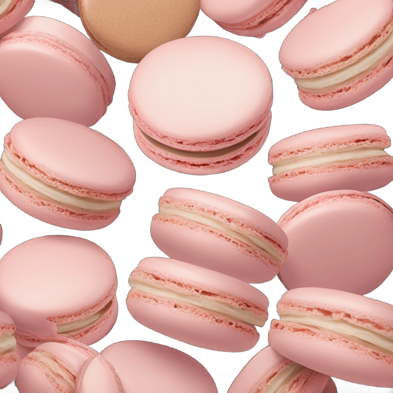 Light pink Macarons emoji