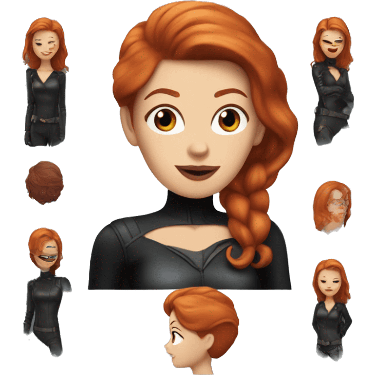 CatWoman redhead emoji