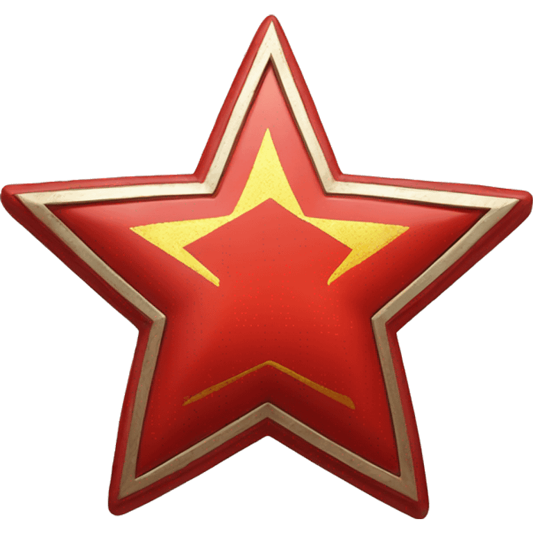 star with Soviet Union flag   emoji